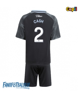Aston Villa Matty Cash #2 Echipament de Fotbal Replică 2025-26 Copii Deplasare (+ Șorturi)